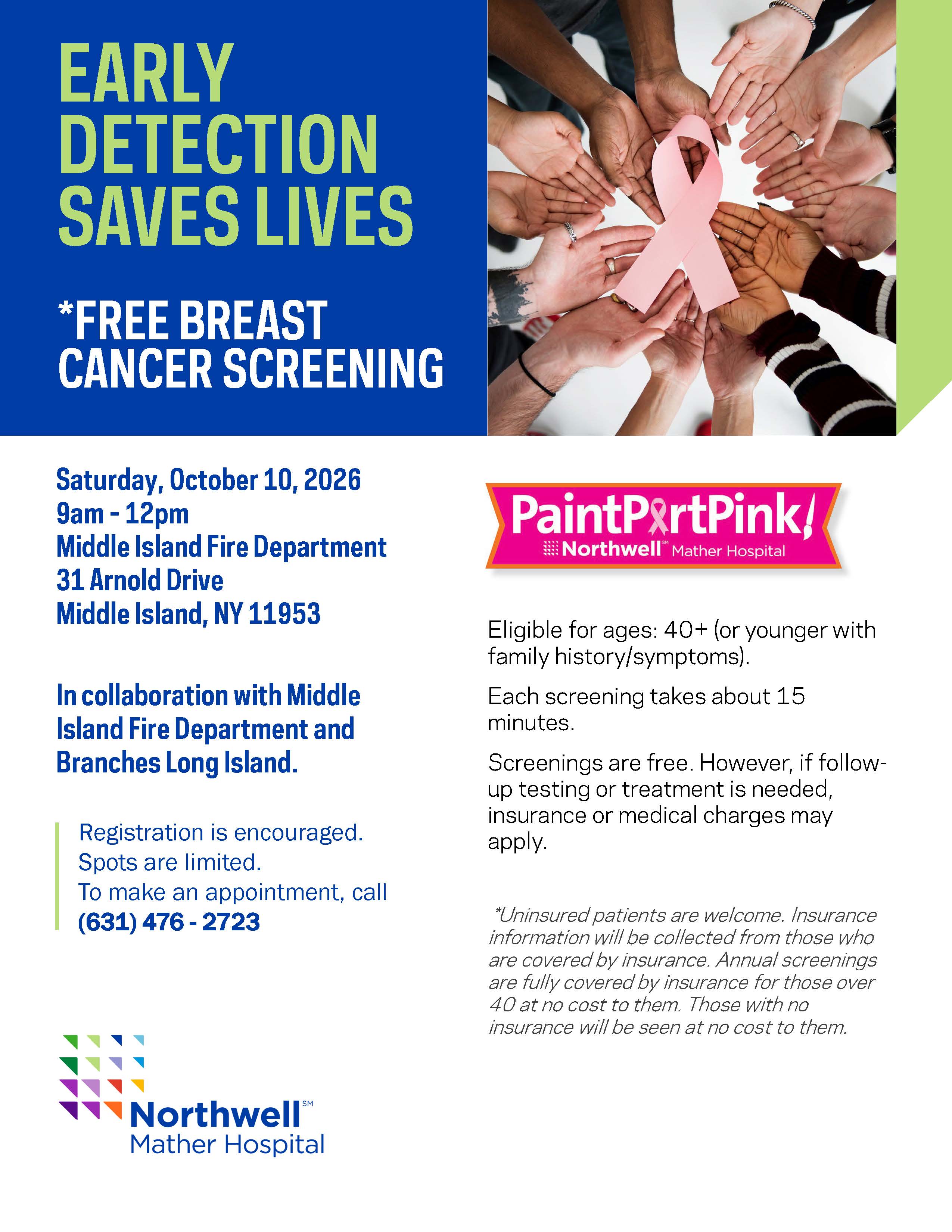 Mather Hospital *Free Breast Cancer Screening Event