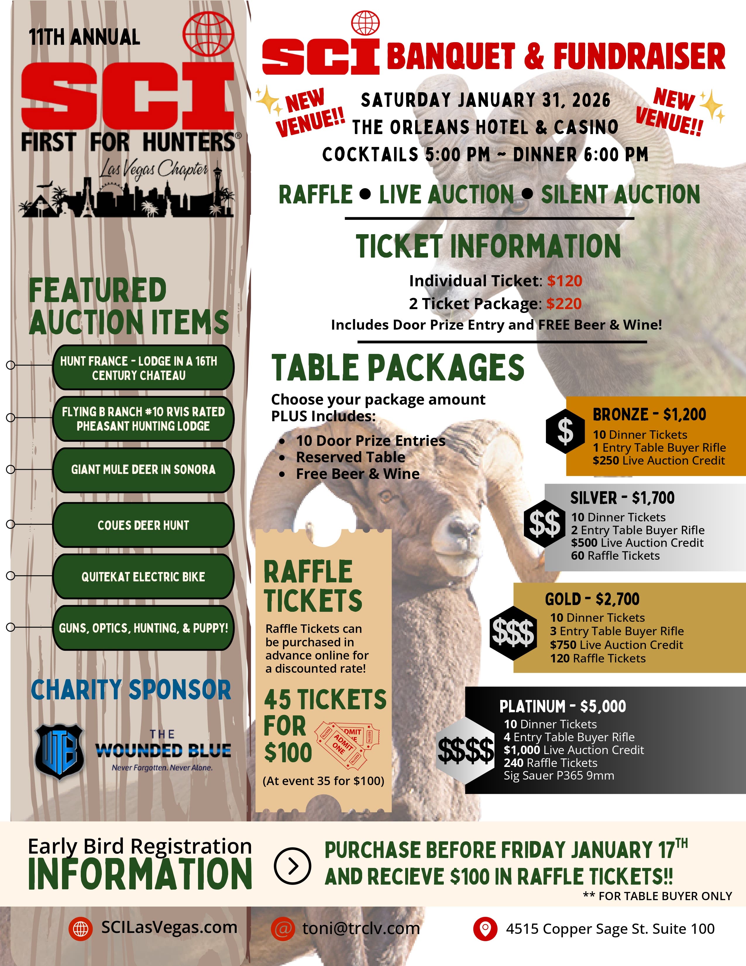 11th Annual SCI Banquet & Fundraiser
