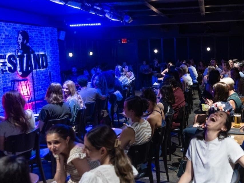 Guests attend last year’s Smiles for Speech Comedy Benefit in New York City, which raises funds for developmental services and caregiver support.
