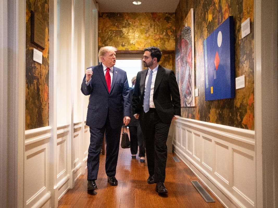 New York City Mayor Zohran Kwame Mamdani hosts United States President Donald Trump for a meeting at Gracie Mansion on Monday.