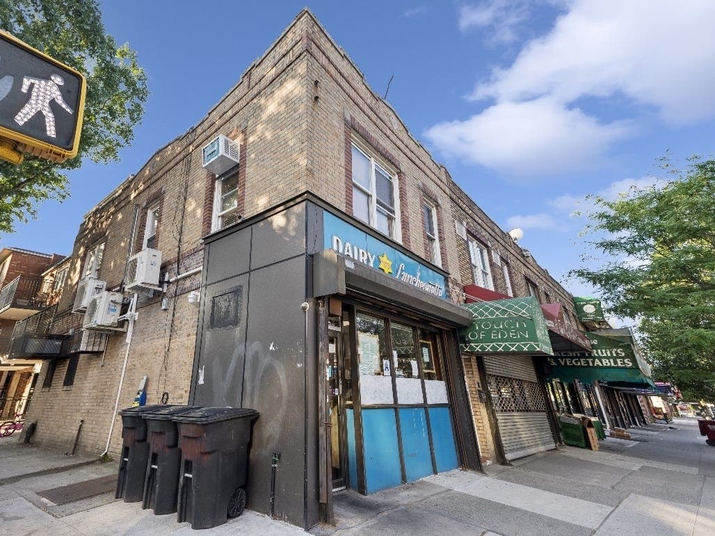 Lieberman’s Luncheonette, located at 4801 16th Ave. in Borough Park, Brooklyn, is on the market for $2.8 million as owners Shloimie and Roz Liberman consider retirement.