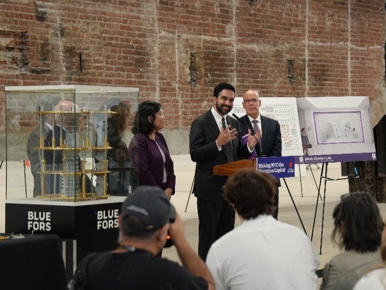 Mayor Zohran Mamdani announced a $29.2 million city investment in NYU's planned Quantum Fabrication Facility, which is expected to open in Manhattan in 2030.