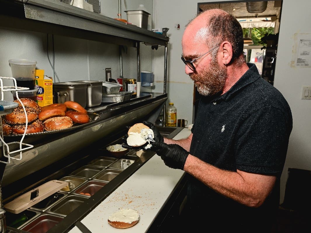 Rafael “Rafi” Hasid teamed up with fifth-generation baker James Caputo to open Caputo Bagels in Park Slope.