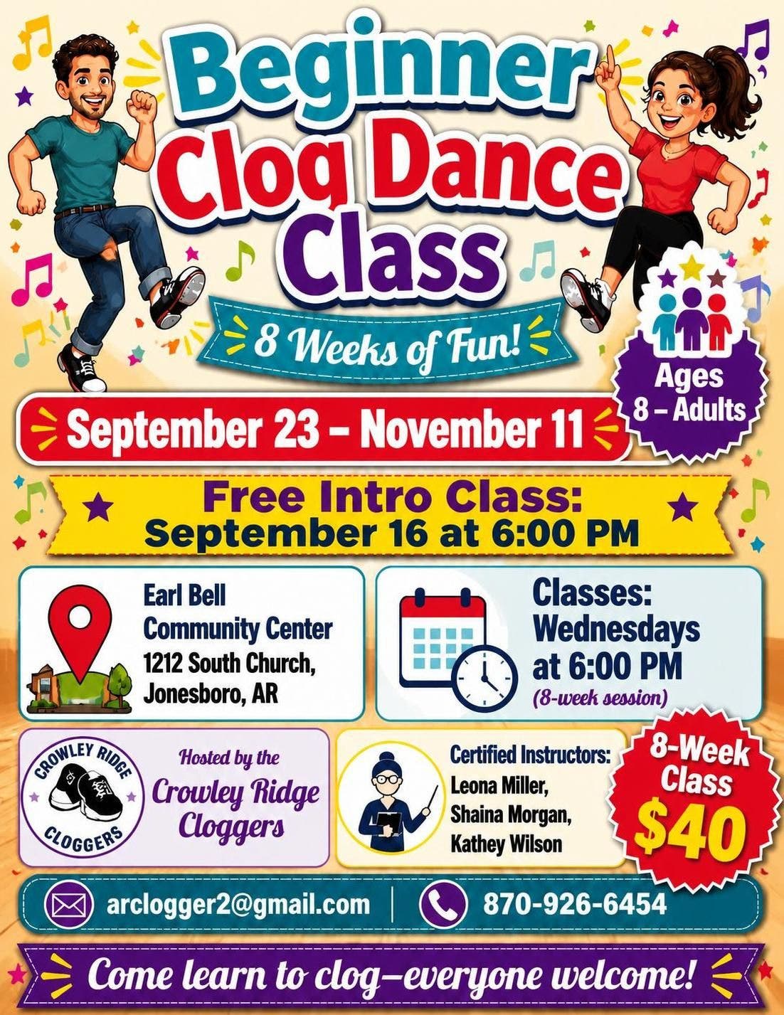 Beginner Clog Dance Classes