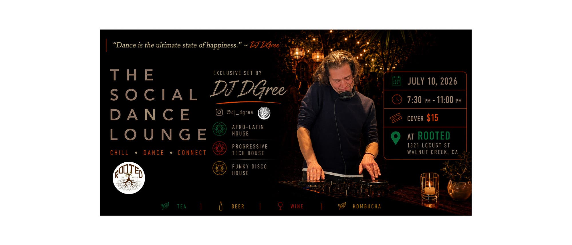 The Social Dance Lounge @ Rooted