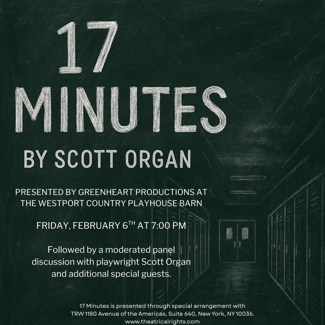 Professional Staged Reading of 17 MINUTES by Scott Organ