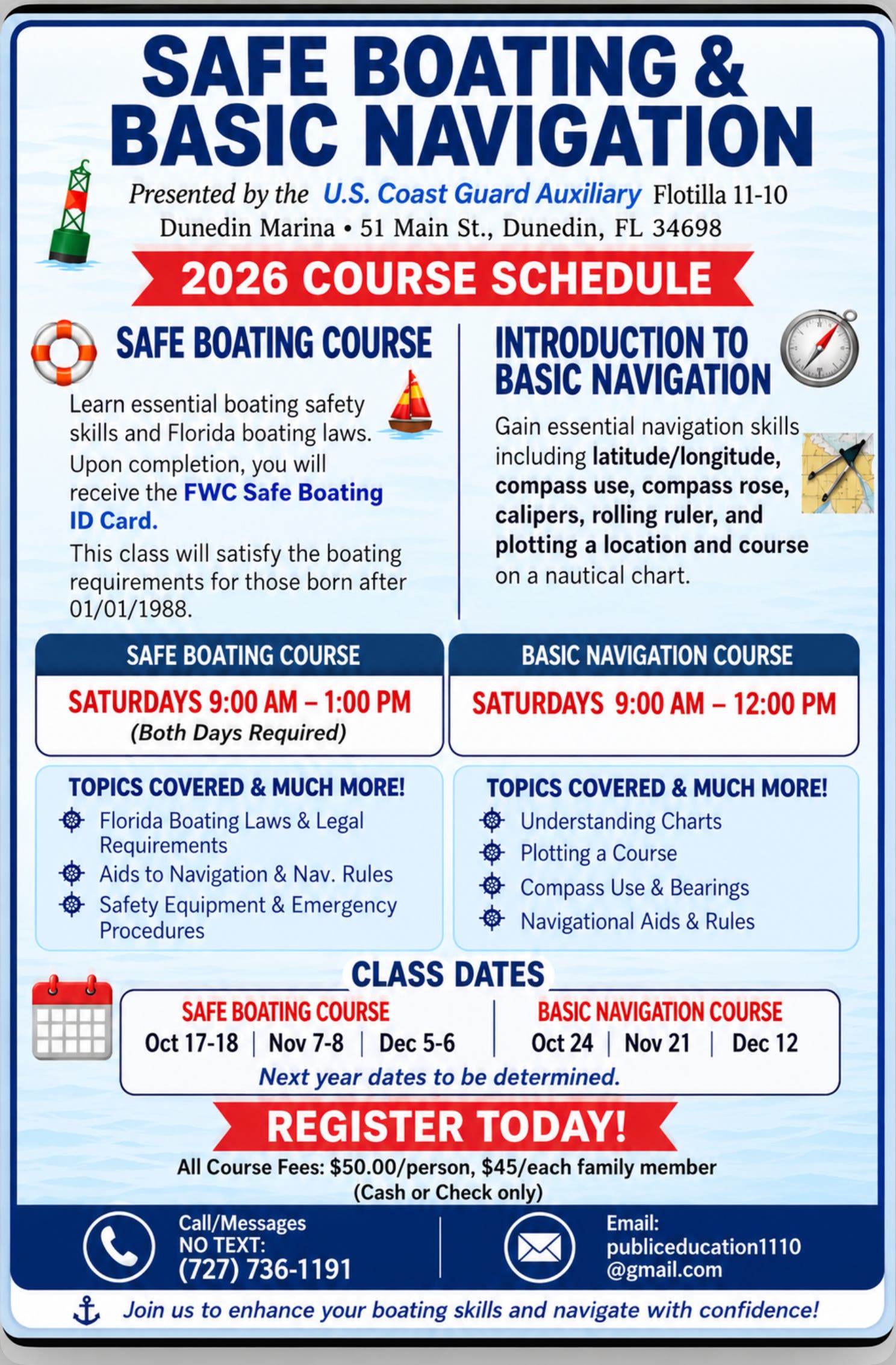 Safe Boating & Basic Navigation