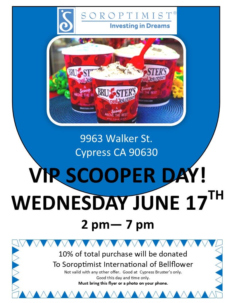 Bruster's Ice Cream Fundraiser