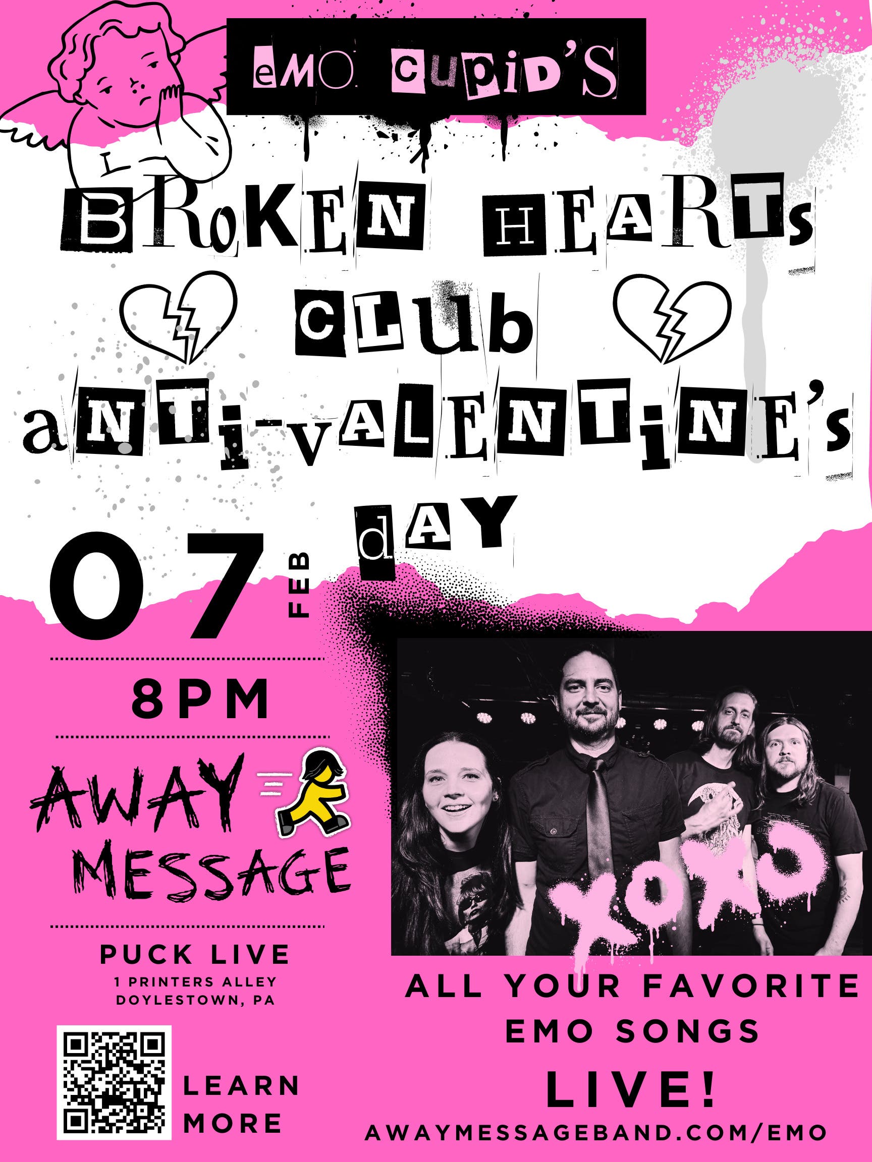 Emo Cupid's Broken Hearts Club: The Anti-Valentines Day Show