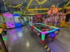 Galaxy Fun Park’s vibrant arcade—part of a massive 65,000-square-foot indoor experience featuring bumper cars, laser tag, go-karts, trampolines, and so much more.