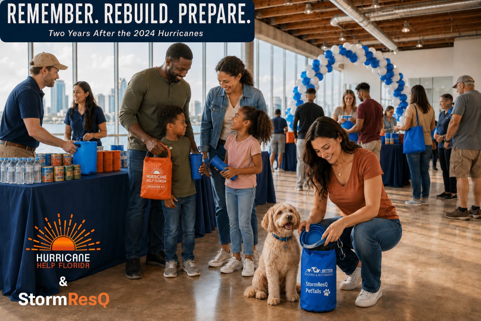 Remember. Rebuild. Prepare. - Hurricane Preparedness Resident & Pet Kit Day 2026