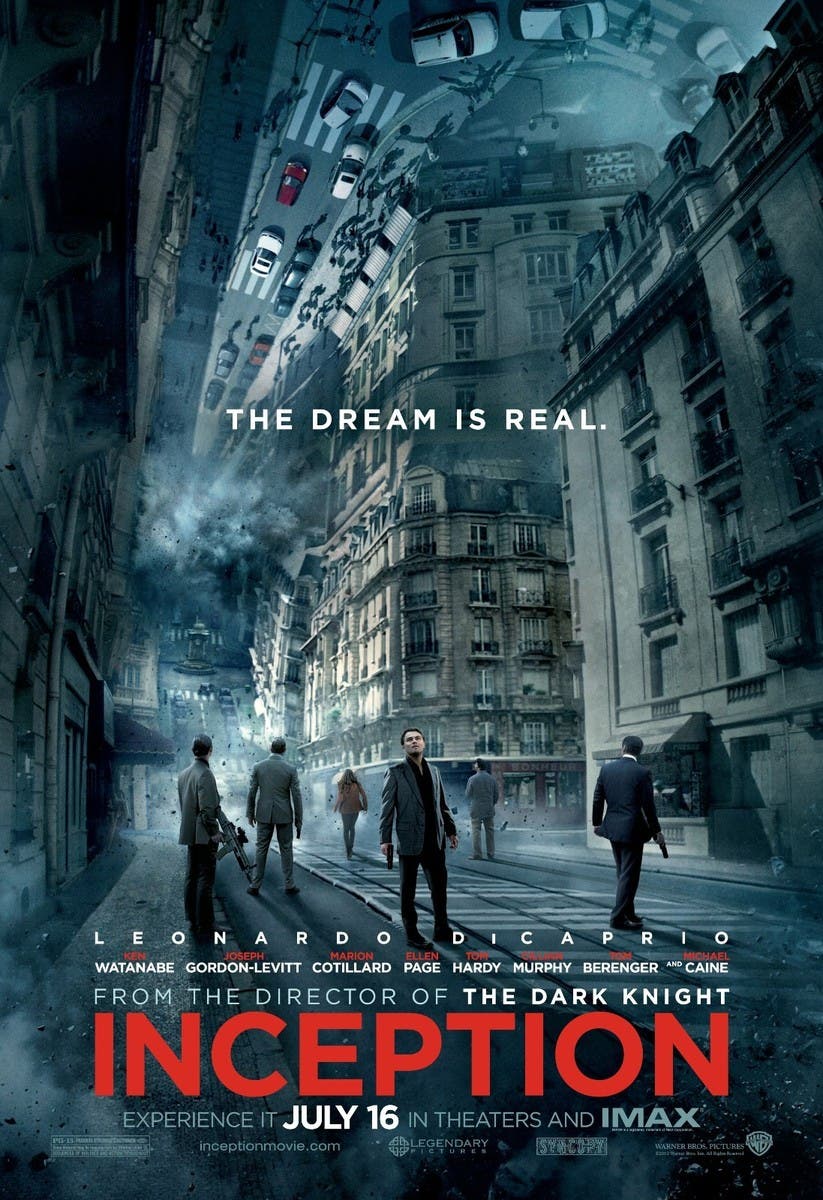 Come See INCEPTION on Friday, July 31st, 2026, At Rooftop Cinema Club