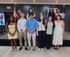 Ten of the 12 scholarship recipients were able to join the awards ceremony. 