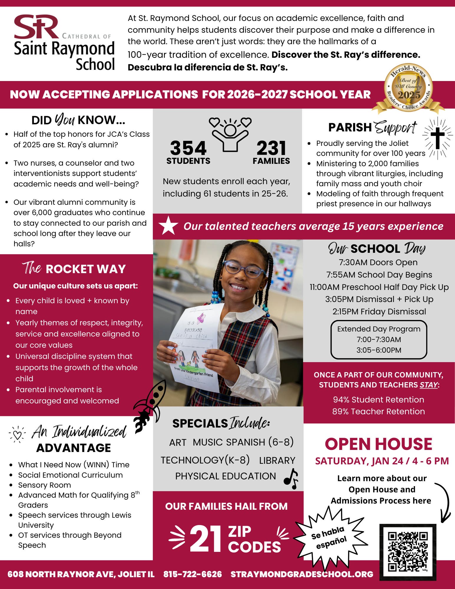 St. Raymond School Open House