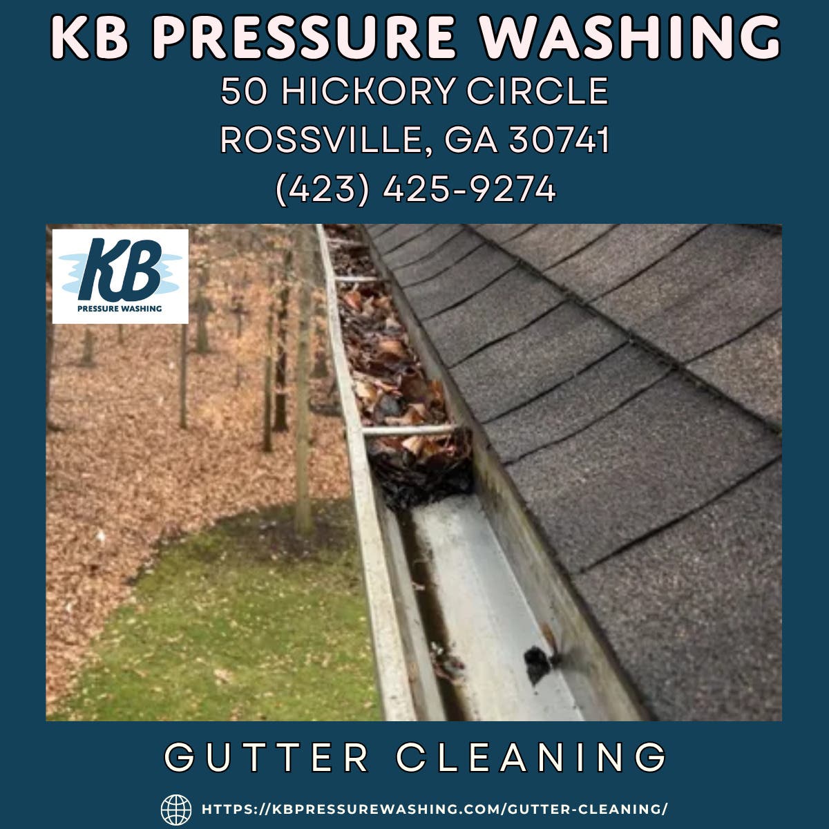 Gutter Cleaning in Rossville - KB Pressure Washing
