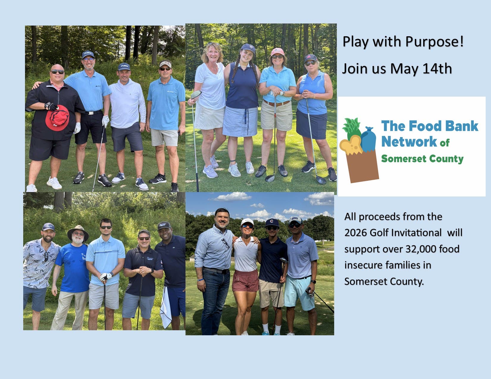 2026 Food Bank Network of Somerset County Golf Invitational