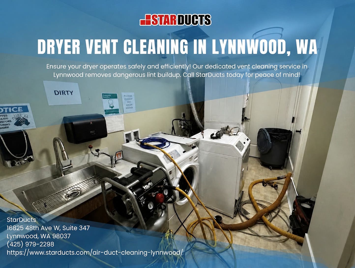 Dryer Vent Cleaning in Lynnwood - StarDucts