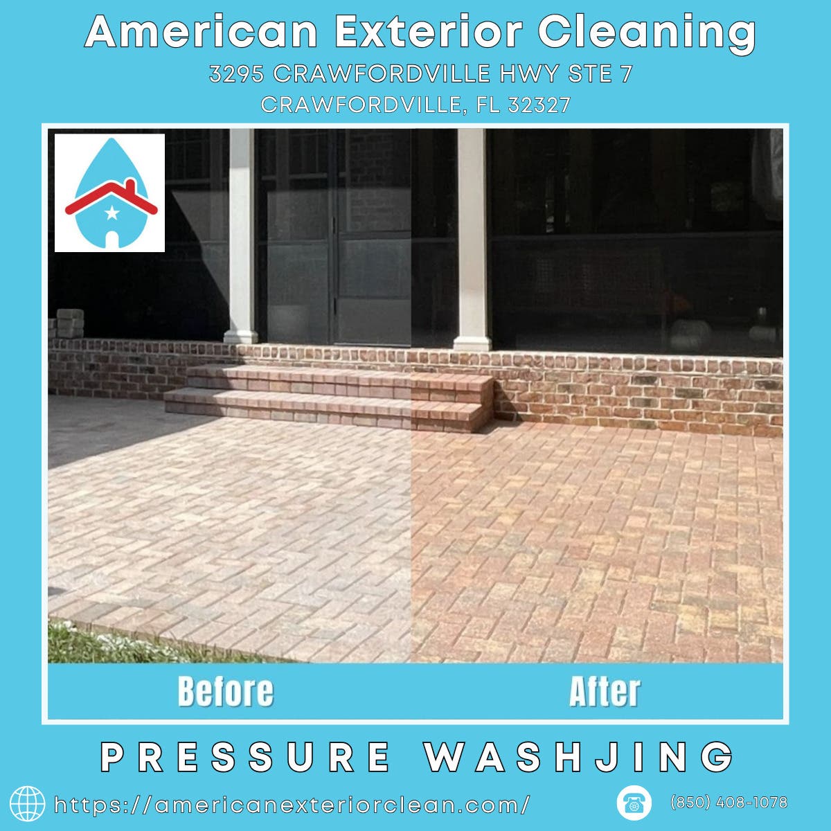 Pressure Washing in Crawfordville - American Exterior Cleaning