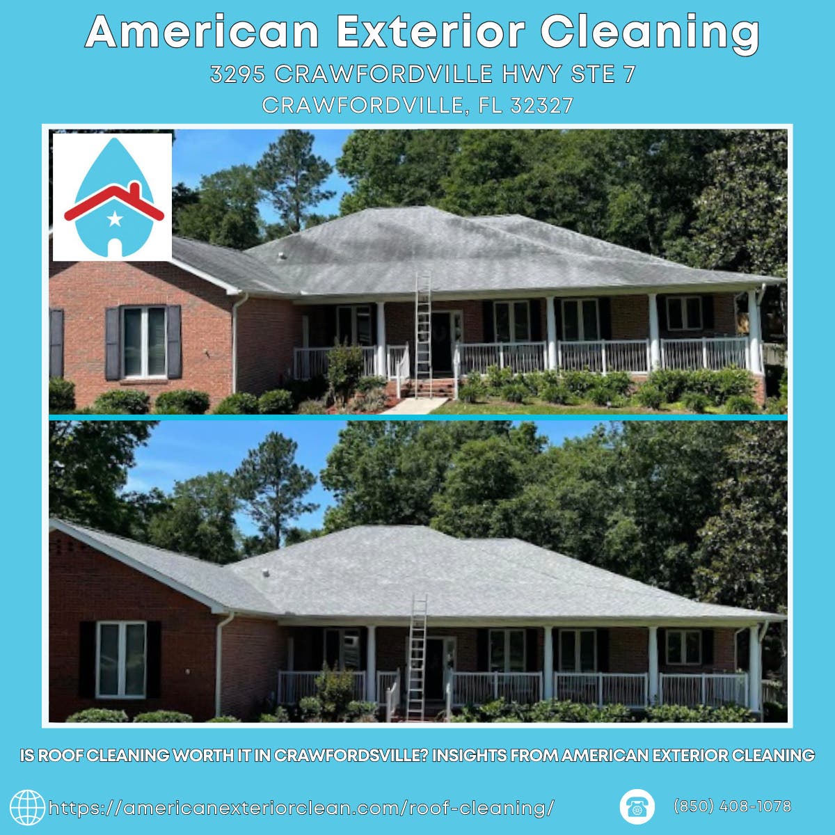 Is Roof Cleaning Worth It in Crawfordsville? Insights From American Exterior Cleaning