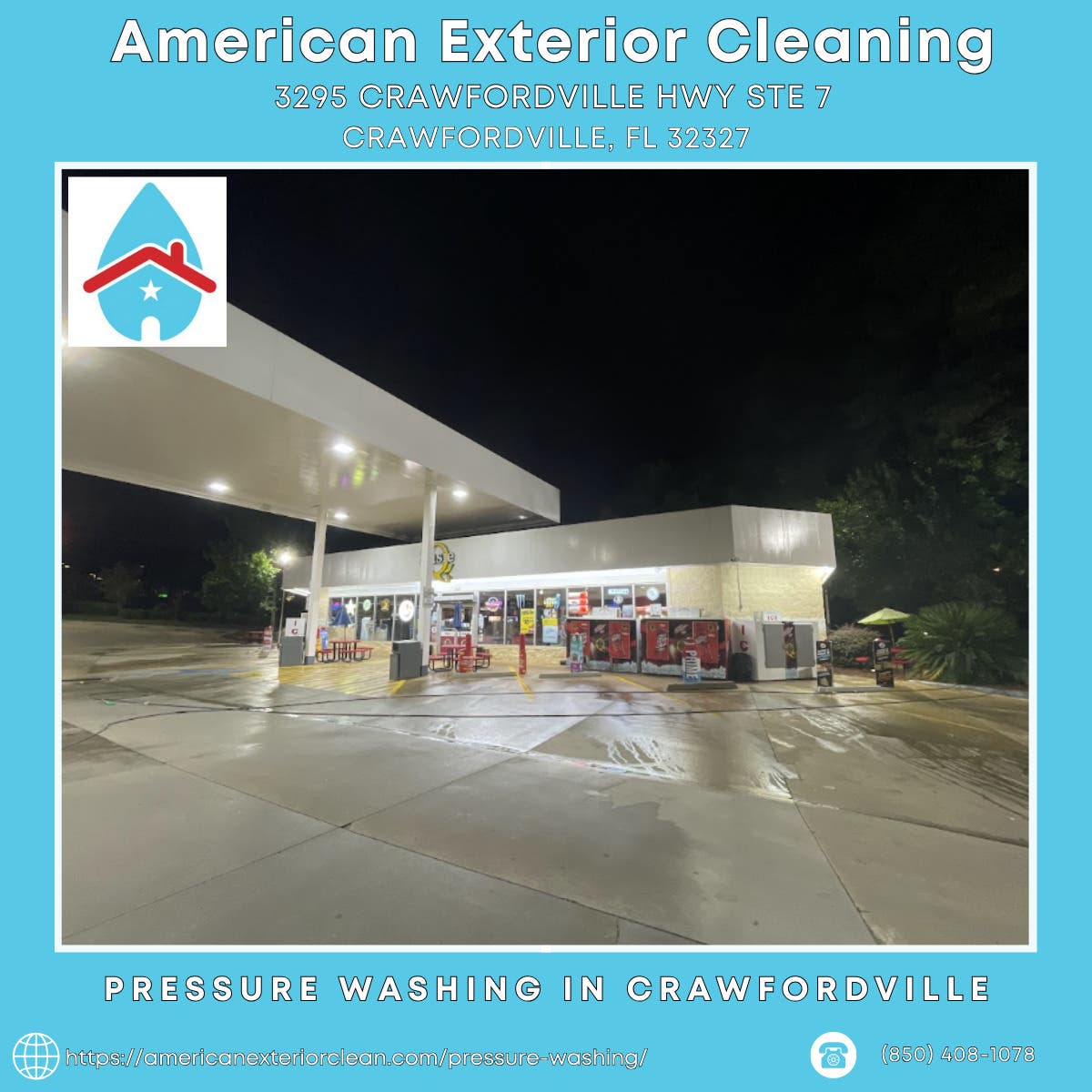 Pressure Washing in Crawfordville - American Exterior Cleaning