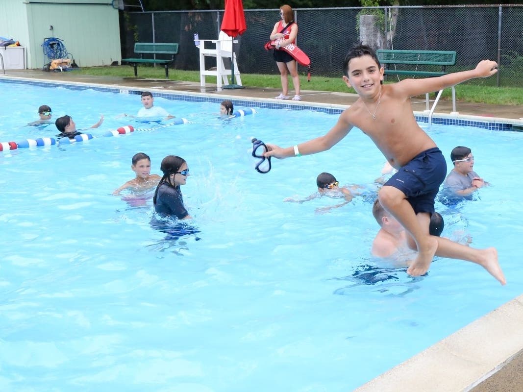 Swimming is a big part of camp at YMCA Camp Bucks in Holland and at the Fairless Hills branch. All campers are tested for swim safety and those needing water safety support receive YMCA Safety Around Water instruction from trained aquatics staff.