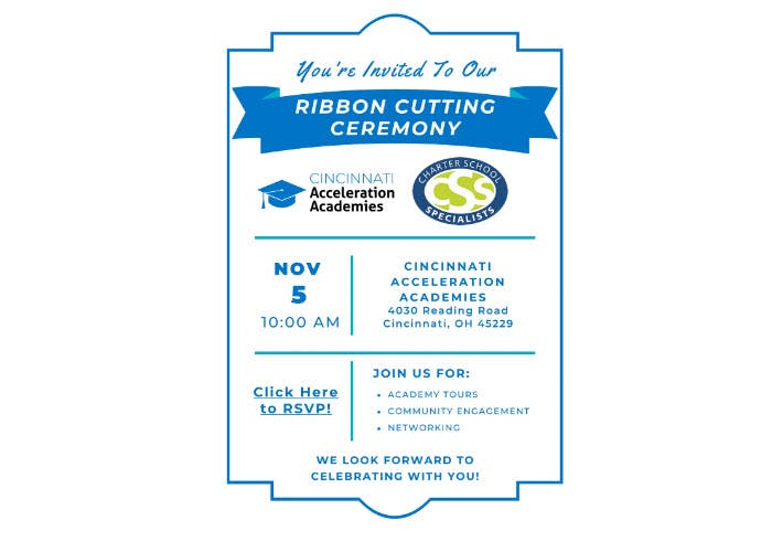 Cincinnati Acceleration Academies Ribbon Cutting Ceremony