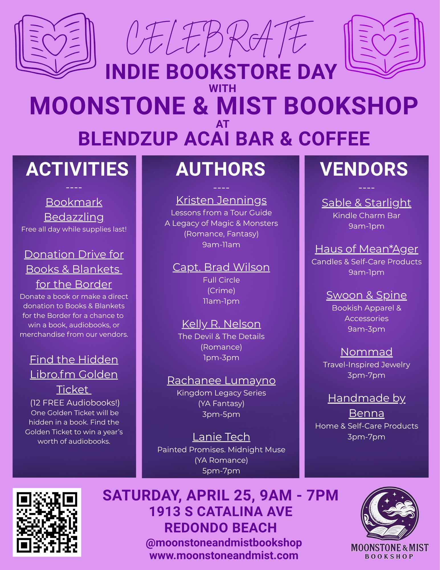 Celebrate Indie Bookstore Day With Moonstone & Mist Bookshop
