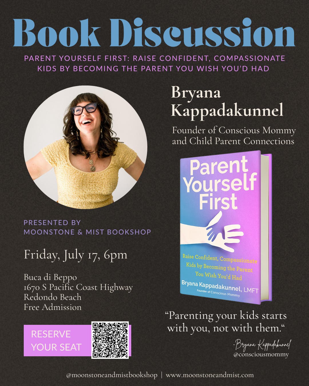 Book Discussion with Bryana Kappadakunnel
