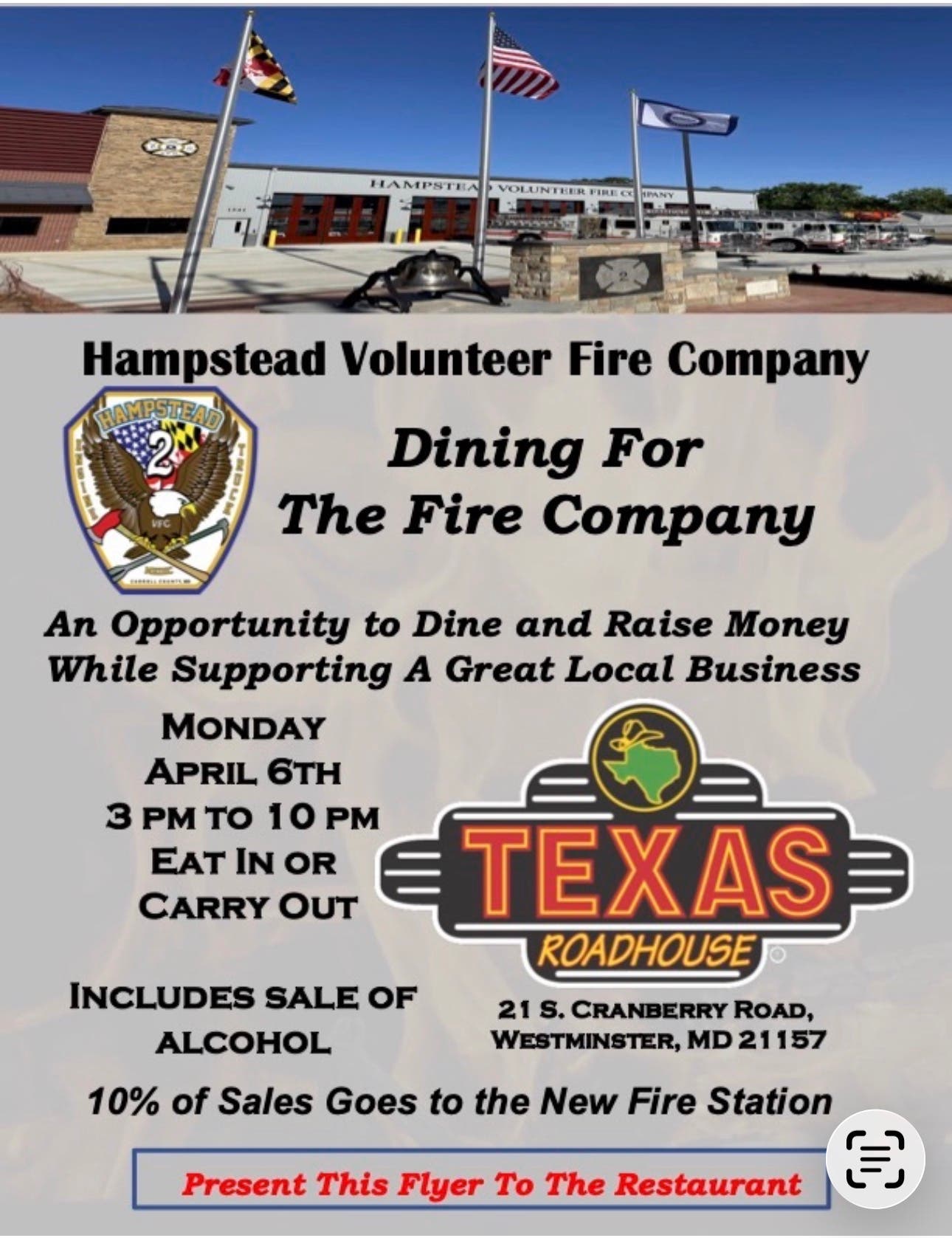 Dining for the Fire Company