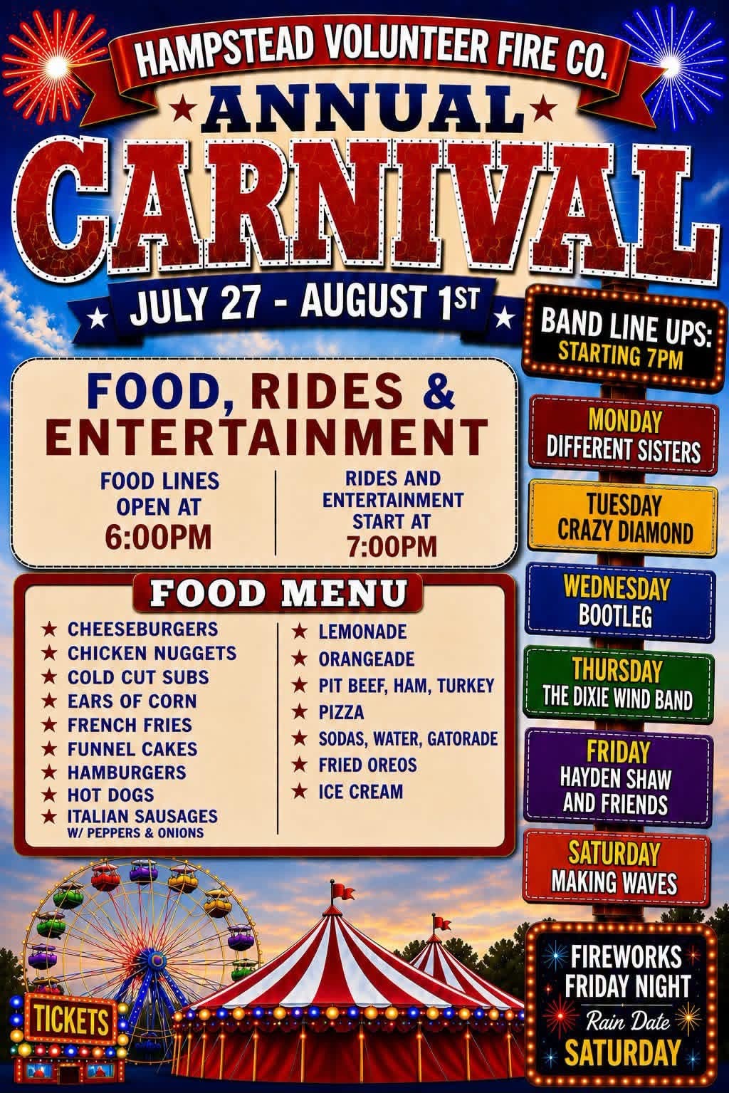 Hampstead VFC Carnival