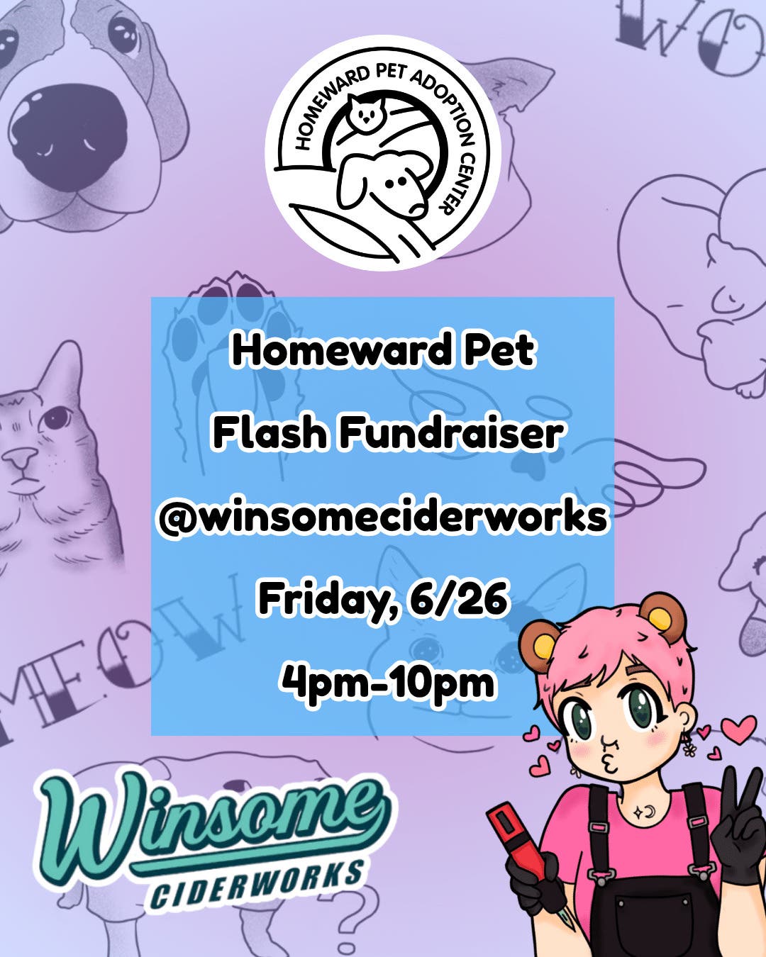 Homeward Pet Flash Tattoo Fundraiser