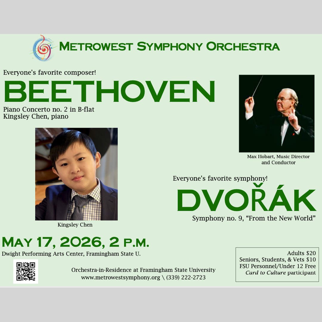 Metrowest Symphony Presents Piano Prodigy Kingsley CHen
