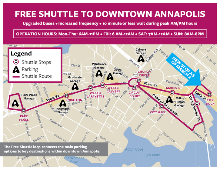 Annapolis City Dock Shuttle Route Expanded | Annapolis, MD Patch