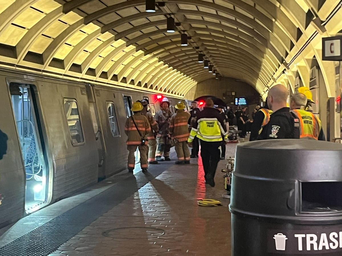 A person died early Tuesday at the Wheaton Metro Station after being hit by a train.
