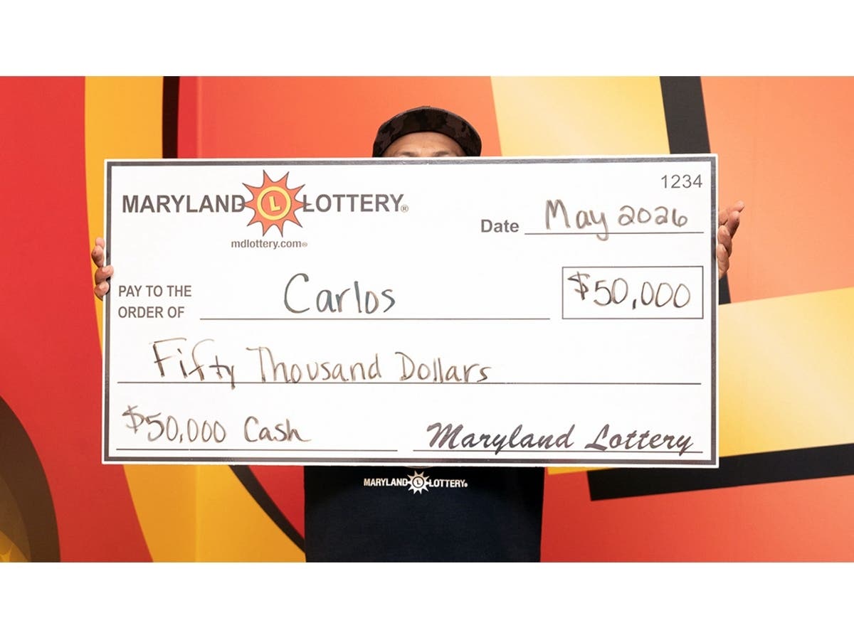 A Gaithersburg man won a second $50,000 prize from a Maryland Lottery scratch-off.