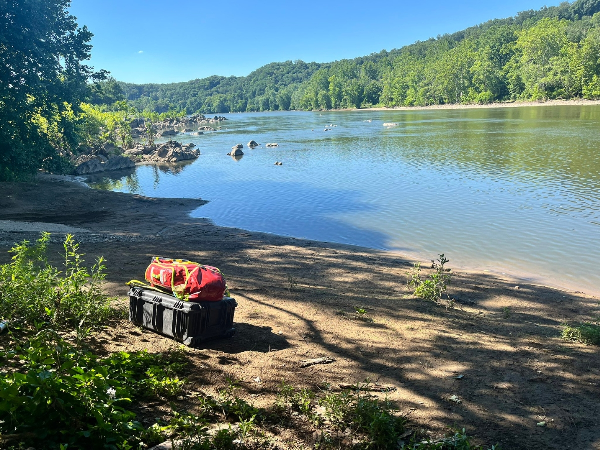 The search continues along the Potomac River for Nazir Bell, a 20-year-old man who disappeared while swimming near Great Falls with a group of friends over the weekend.