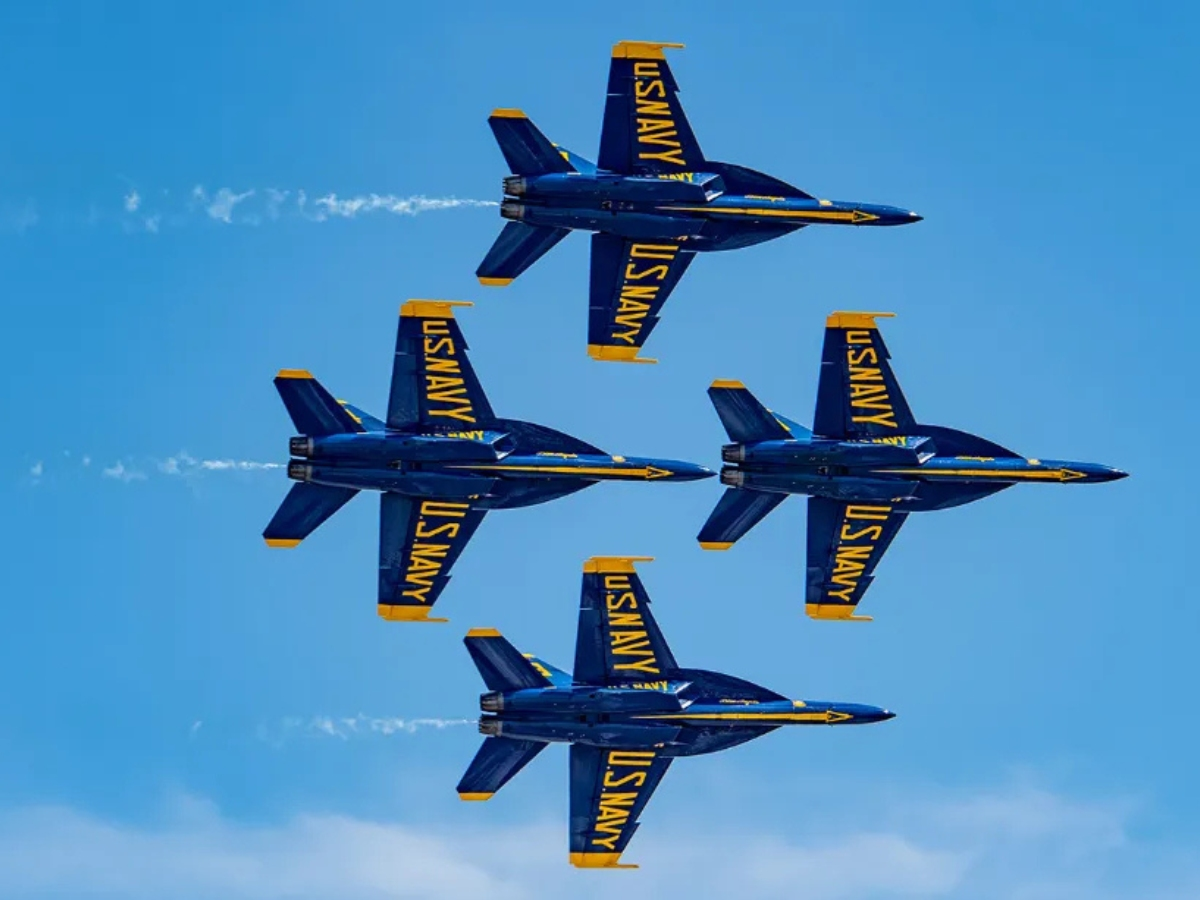 The Blue Angels will take to the skies in Baltimore over the weekend as part of the official Sail250 airshow.