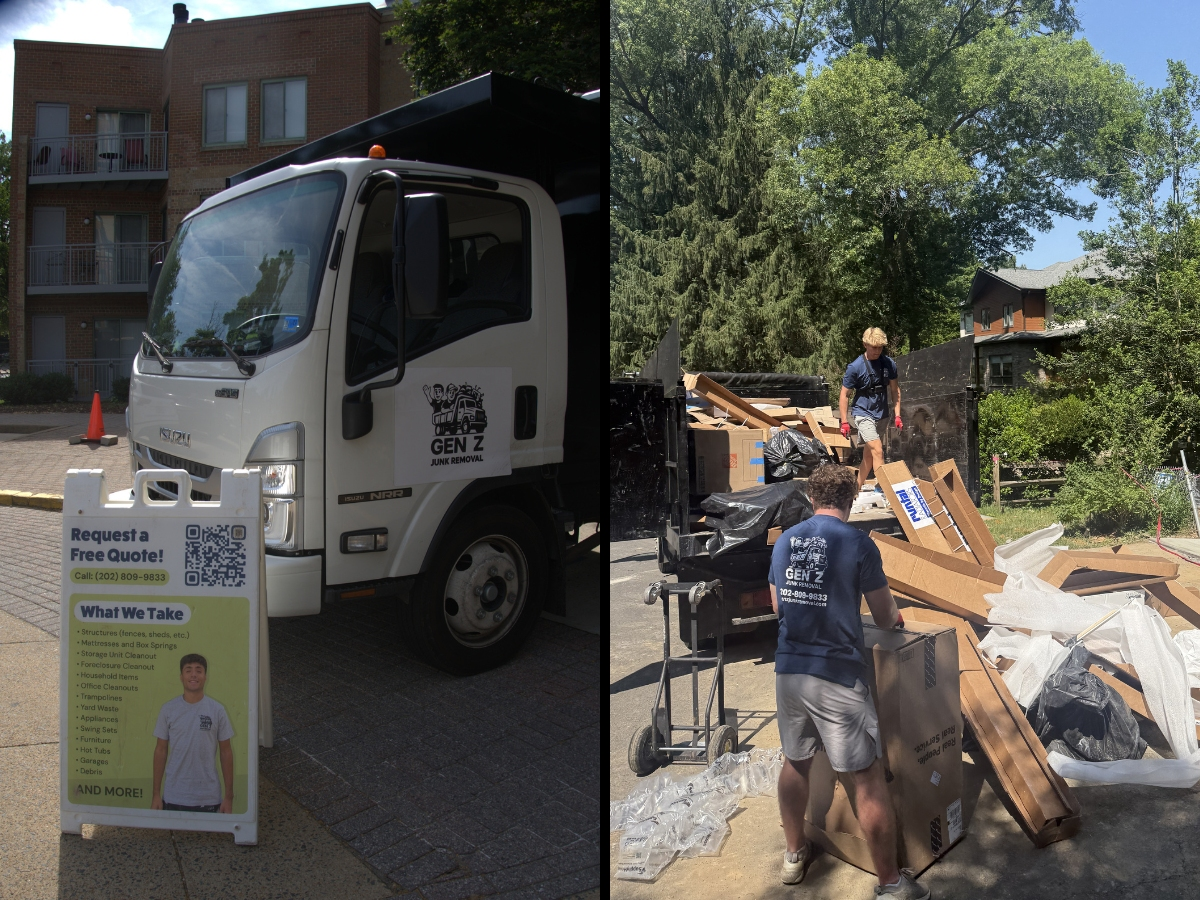 Gen Z Junk Removal was launched by 21-year-old Andreas Karagounis after developing an interest in being of service to his community.