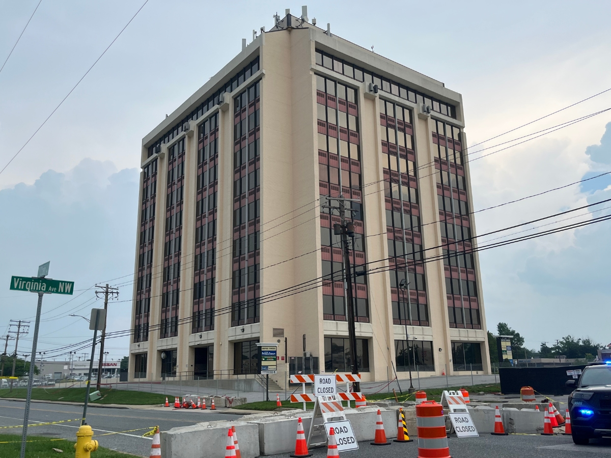 The Empire Towers building in Glen Burnie has been closed to the public since July 9, when it was declared at risk of collapsing.