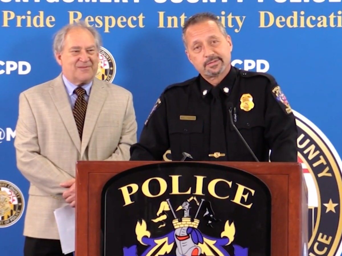 Montgomery County Police Chief Marc Yamada has resigned effective immediately. The image provided is from the May 22, 2024, announcement of Yamada's nomination to the post.