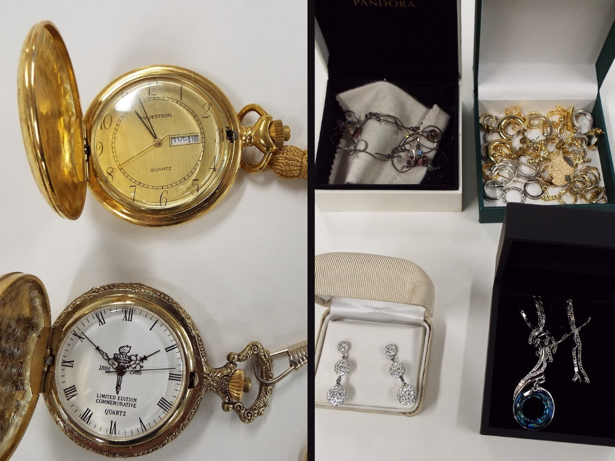 Montgomery County Police have released multiple images of items recovered from the home of a Riverdale man accused in a series of home burglaries.