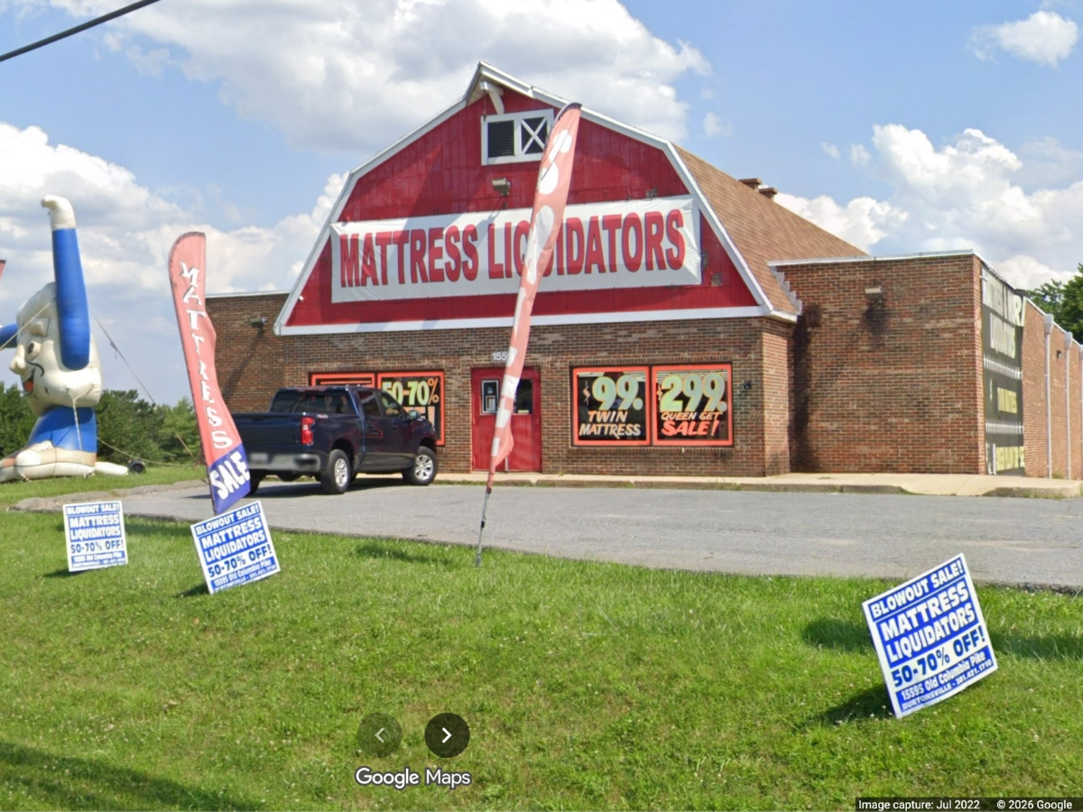 The Mattress and More Liquidators in Burstonsville has permanently closed up shop.