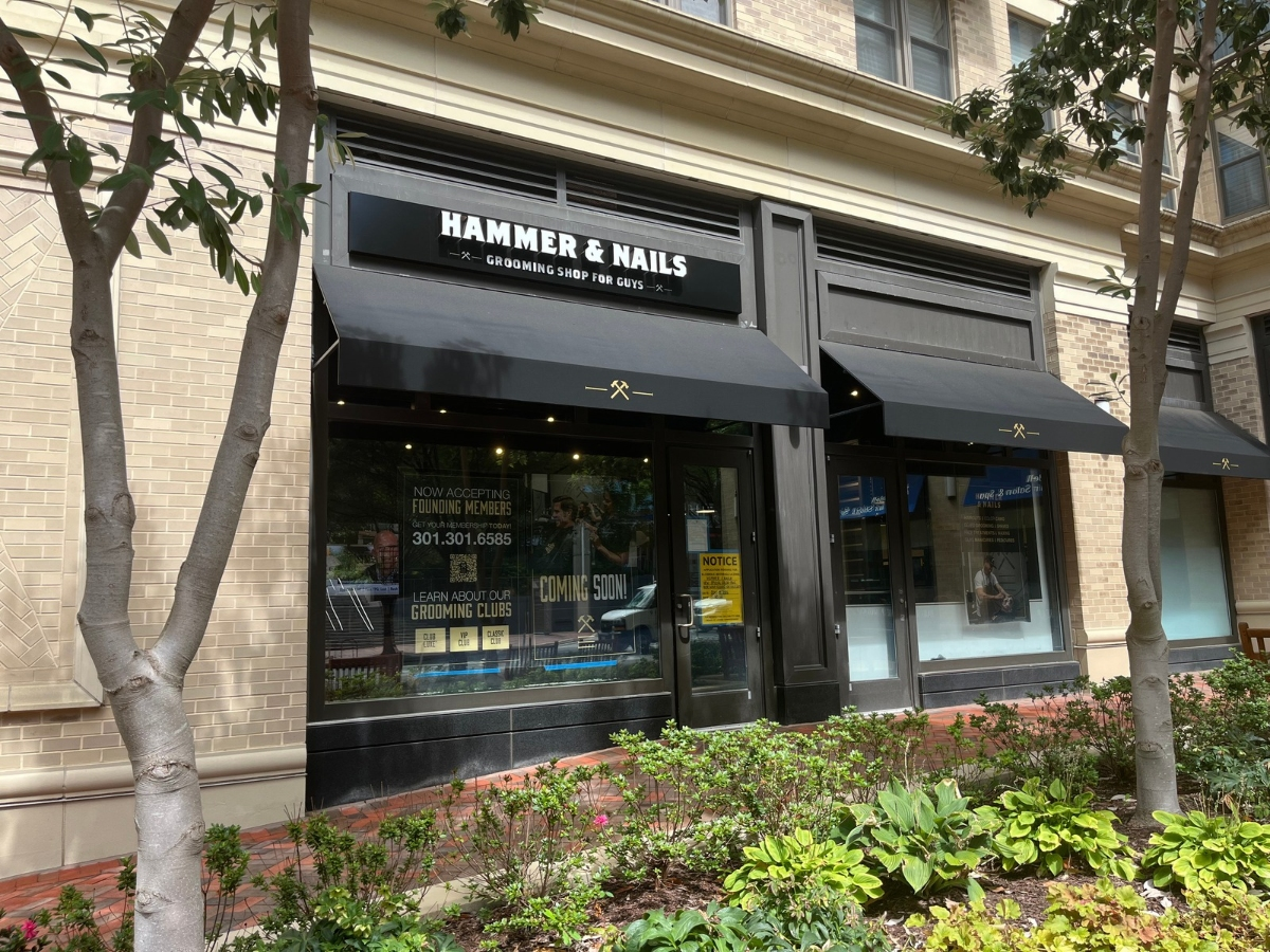 Men's Grooming Salon Hammer & Nails Sets Opening Date For 2nd MoCo Shop