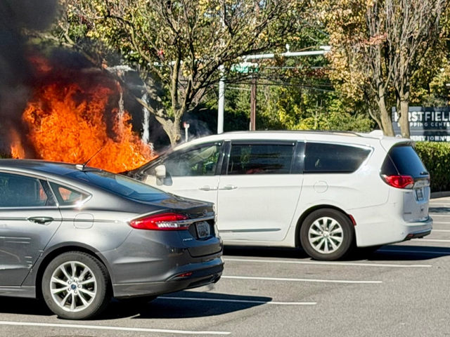 Car Catches Fire In Gaithersburg Parking Lot: MCFRS | Gaithersburg, MD ...