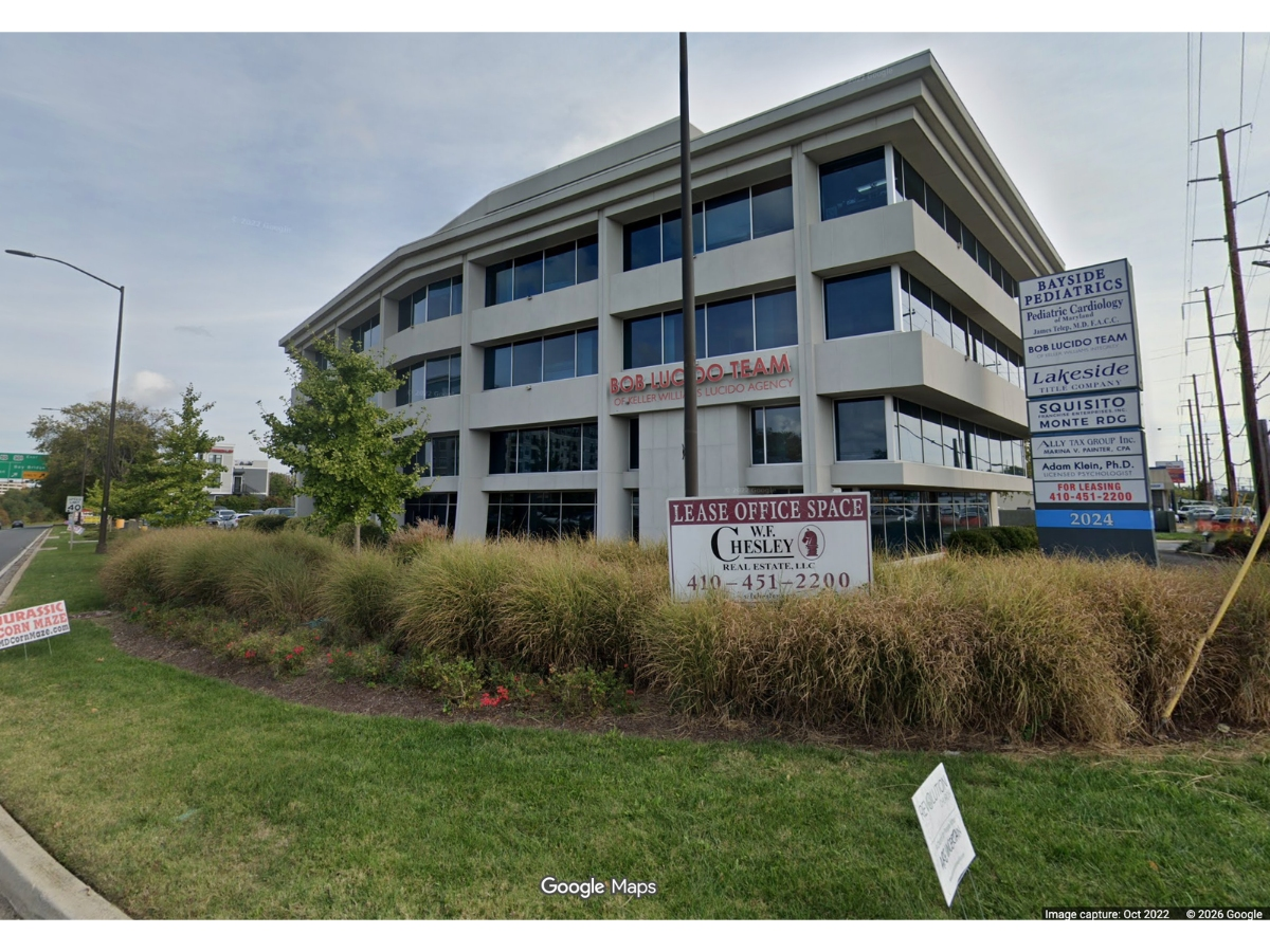 The office building at 2024 West St. in Annapolis is just one of three properties bought as part of a $6.8 million deal.