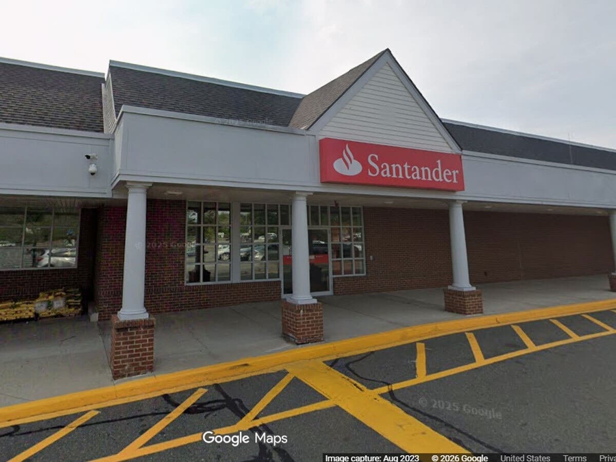 The sole Santander Bank branch in Woburn, just off Route 128, plans to close soon.