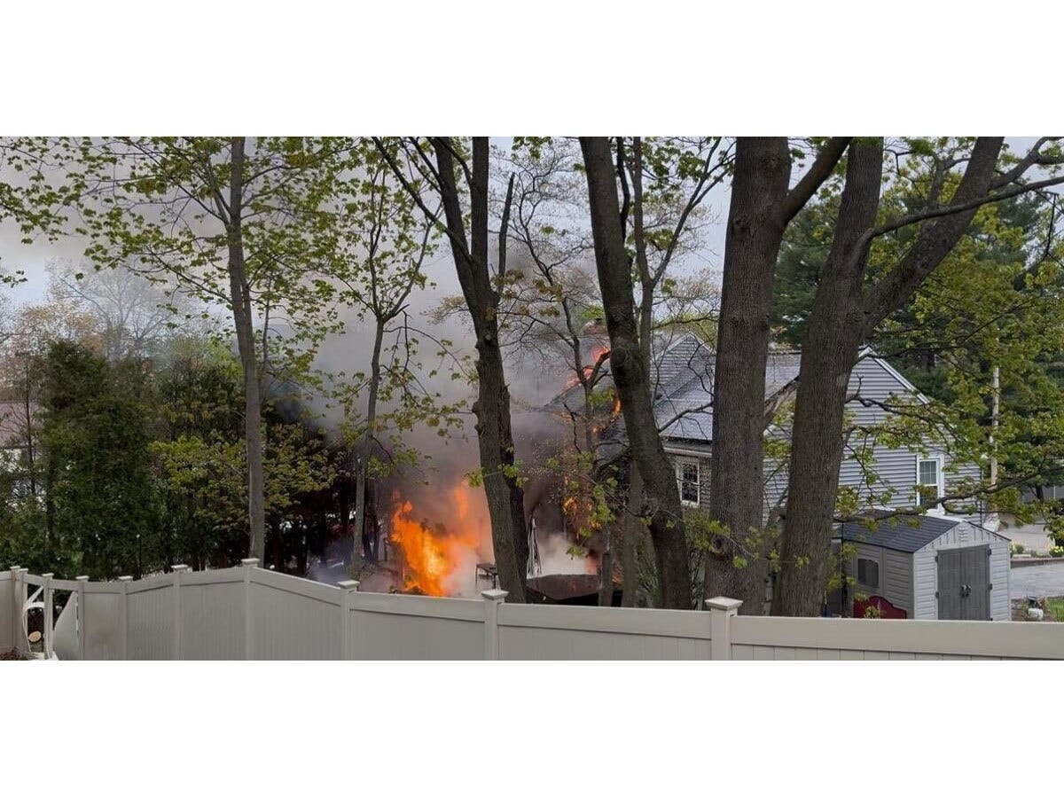 Waltham fire crews responded Wednesday morning to this two-alarm house fire at 38 Autumn Lane.