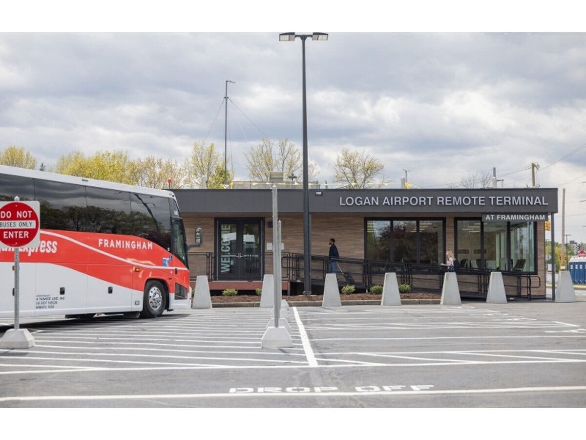 A "remote terminal" launches June 1 at Logan Express in Framingham.