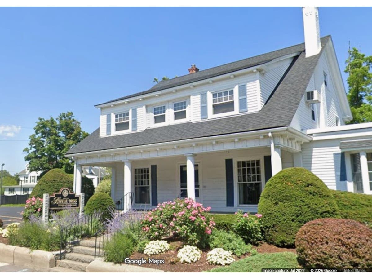 A 2022 photo shows the Boyle Brothers Funeral Home, near Framingham Center. The building recently became a practice site for local firefighters.