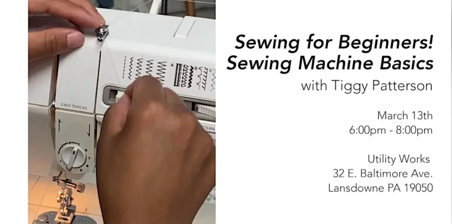 Sewing for Beginners! Sewing Machine Basics
